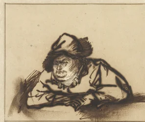 Skuespilleren Willem Bartholsz Ruyter som bonde Skuespiller Willem Bartholsz Ruyter som bonde