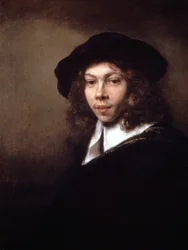 Ung mann med svart lue, 1666