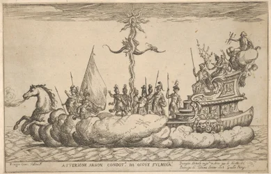 Asterion, fra serien Vessels of the Argonauts for bryllupsfeiringen til Cosimo..., 1608.