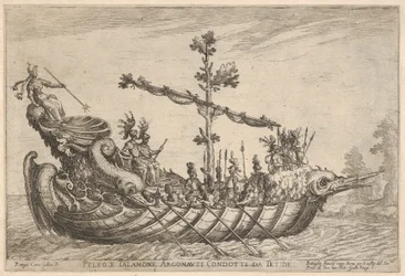 Peleus og Talamon, fra serien Vessels of the Argonauts, for bryllupsfeiringen..., 1608.