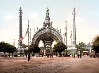 Grand Entree av 1900 universelle utstillingen i Paris av Rene Binet.