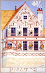 Sgraffito, illustrasjon fra 
