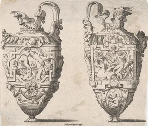 To vaser, 1500-1600-tallet.