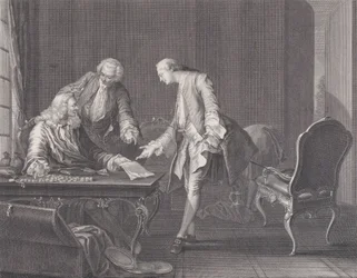 Den fortapte sønn som krever sin arv, ca. 1751.