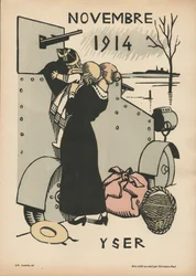 Krigens kalender (1. år? august 1914-juli 1915) (fargetresnitt)