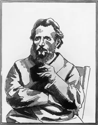 Illustrasjon for Monsieur Bergeret i Paris, roman av Anatole France