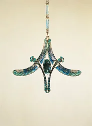 Dragonfly anheng (gull og emalje)