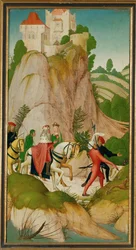 Leopold III (1075–1136), helgen, markgreve av Østerrike (maleri på panel)