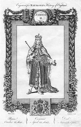 James II av England, 1700-tallet.