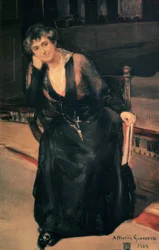 Portrett av fru María Guerrero