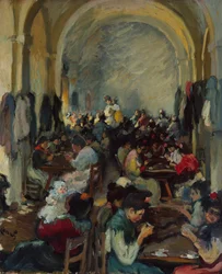 Sigarfremstilling i Sevilla, 1899.
