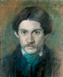 Portrett av den spanske maleren Pablo Picasso (maleri)