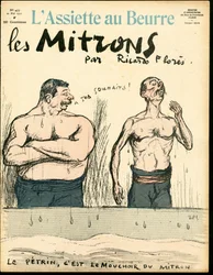 Omslag til "" The Butter Plate"", nummer 477, Satirique en Colors