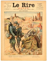 Cover av "" The Red Laughter", Satirical in Colors