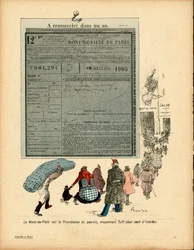L'Plate au beurre, nummer 218, satirisk i farger