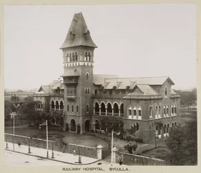Sykehus Byculla Railway Hospital, India, ca 1930