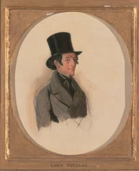 Studier til portrettene av Lord Eglinton, Lord Douglas og Lord Stradbroke i «The Waterloo Cup Courseing Meeting» (i Walker Art Gallery), 1840