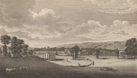 Preston Hall i Aylesford, i County of Kent, fra Edward Hasted