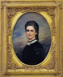 Portrett av keiserinne Elisabeth av Østerrike.