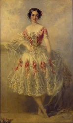 Portrett av Marie-Adeline Plunkett, 1854.