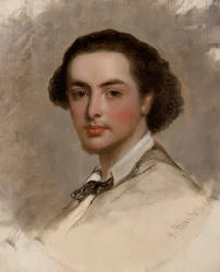 Selvportrett, ca. 1840 (olje på lerret)