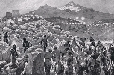The Cretan Rebellion Against the Turks, illustrasjon fra 