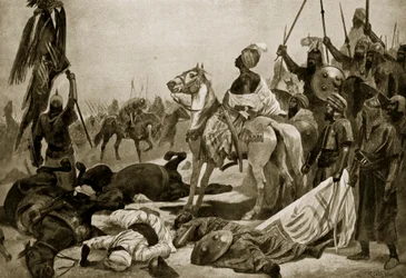 Hyder Ali i Conjeveram, 1780, illustrasjon fra 