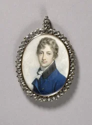 Portrett miniatyr av John Norris av Hughenden, ca. 1795-1800