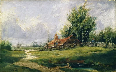 Landskap, ca. 1837 (olje på tre)