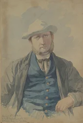 Portrett av Mr. George Bailey, 1855.