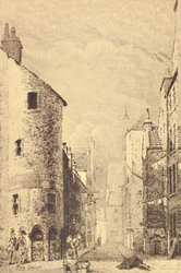 Fish Street (etsing)