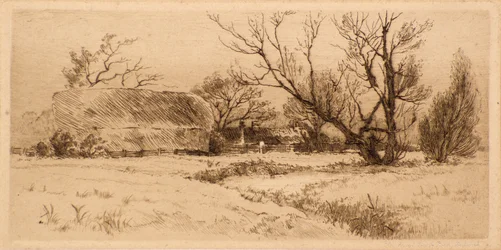 Old Farm Court Road, Dulwich (etsing)