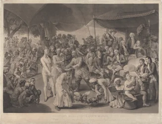 Oberst Mordaunts hanekamp i Lucknow