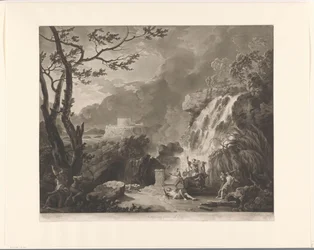 Landskap med Meleager og Atalanta Hunting the Boar of Calydon