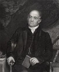 Olinthus Gilbert Gregory, gravert av H. Robinson, fra 