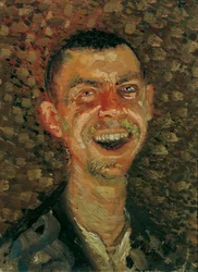 Selvportrett, ler