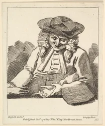 En prest som slutter seg til to personer, oktober 1788.