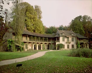 Hameau av Marie-Antoinette (1755-93), bygget i 1783-86