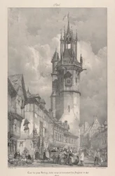 Gros-Horloge-tårnet, bygget under engelsk herredømme i 1417
