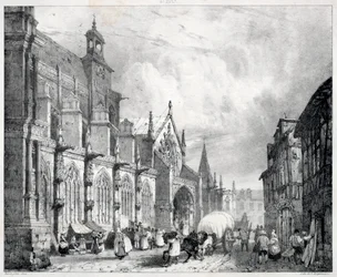 Pittoreske og romantiske reiser i det gamle Frankrike, Normandie..., 1824.