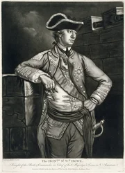 The Honble. Sr. Wm. Howe, ridder av badet, og øverstkommanderende for hans majestets styrker i Amerika