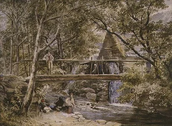 PD.247-1989 An Overshot Mill (akvarell)