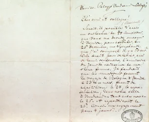 Håndskrevet brev fra Richard Wagner til Luigi Mancinelli, 10. desember