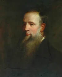 Avdøde Francis Waller (olje på lerret)