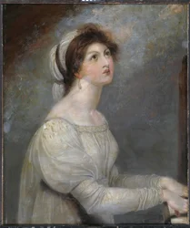 Lady Hamilton som Saint Cecilia