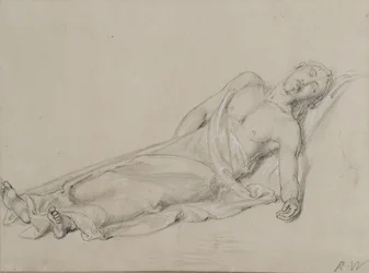 Studer [for The Entombment of Christ] (blyant)