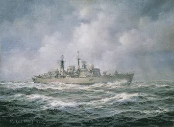 H.M.S. Exeter til sjøs, 1990