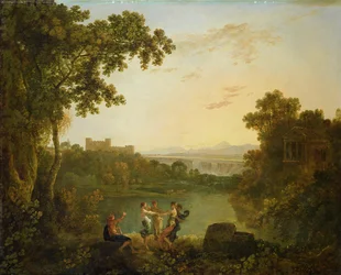 Apollo og årstidene (olje på lerret)