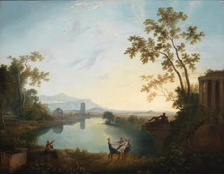 Apollo and the Seasons Classical Landscape, ca. 1770-1779.