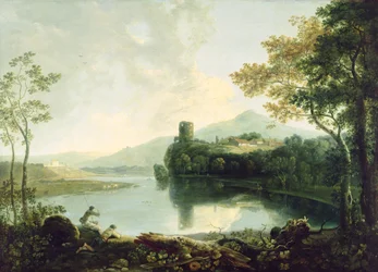 Dolbardarn slott (olje på lerret)